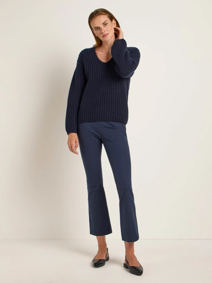Lanius Pullover mit V-Ausschnitt (GOTS) Kostenloser Versand