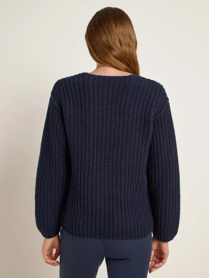 Lanius Pullover mit V-Ausschnitt (GOTS) Kostenloser Versand