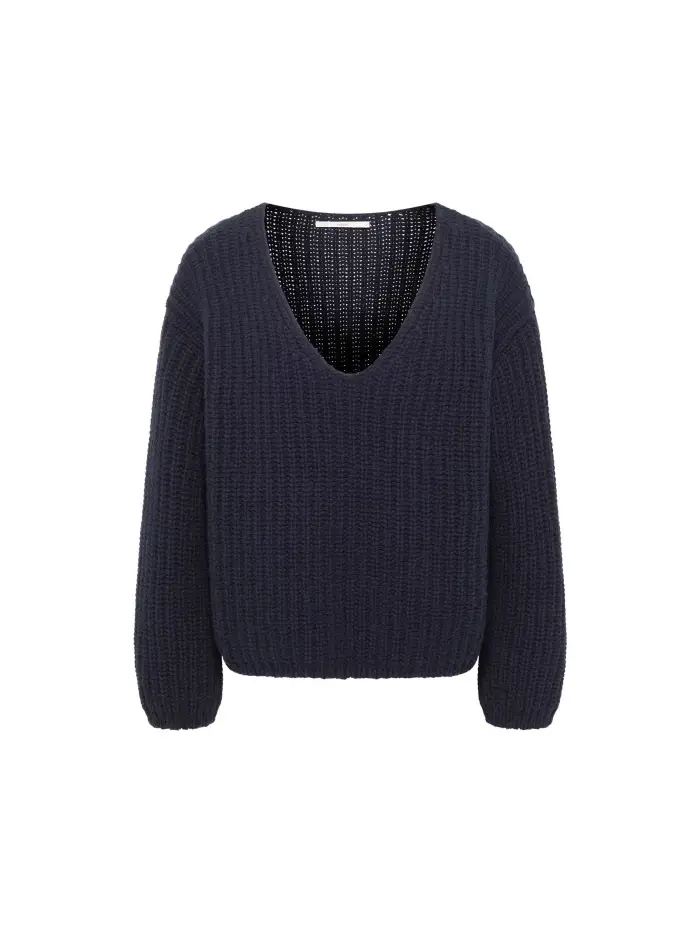 Lanius Pullover mit V-Ausschnitt (GOTS) Kostenloser Versand