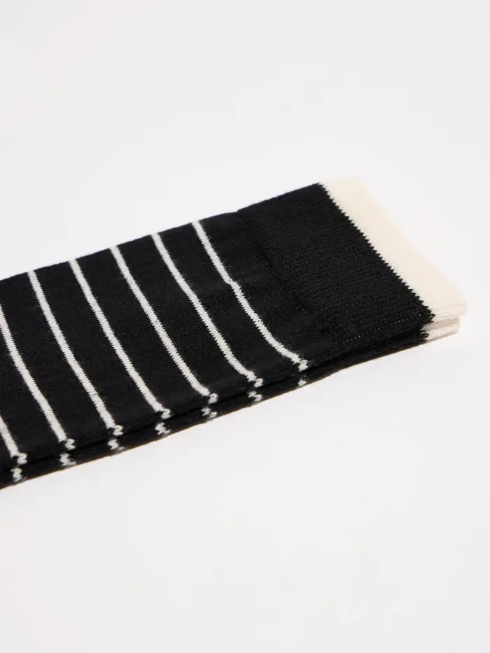 Lanius Socken mit Streifen (GOTS) Große Rabatte
