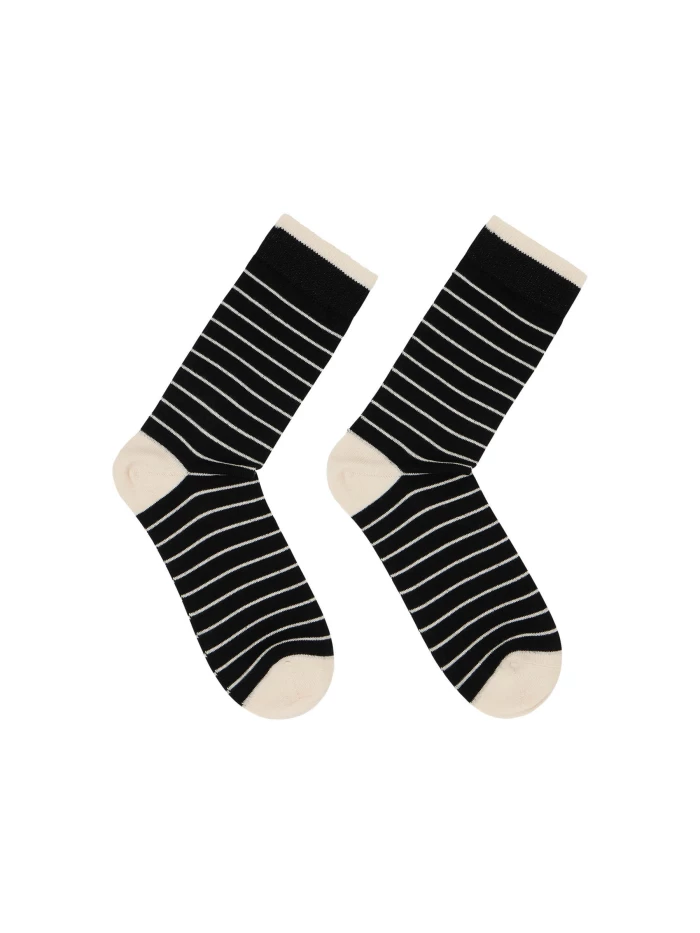 Lanius Socken mit Streifen (GOTS) Große Rabatte