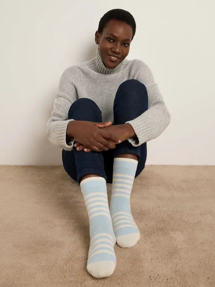 Lanius Socken mit Streifen (GOTS) VIP-Rabatte