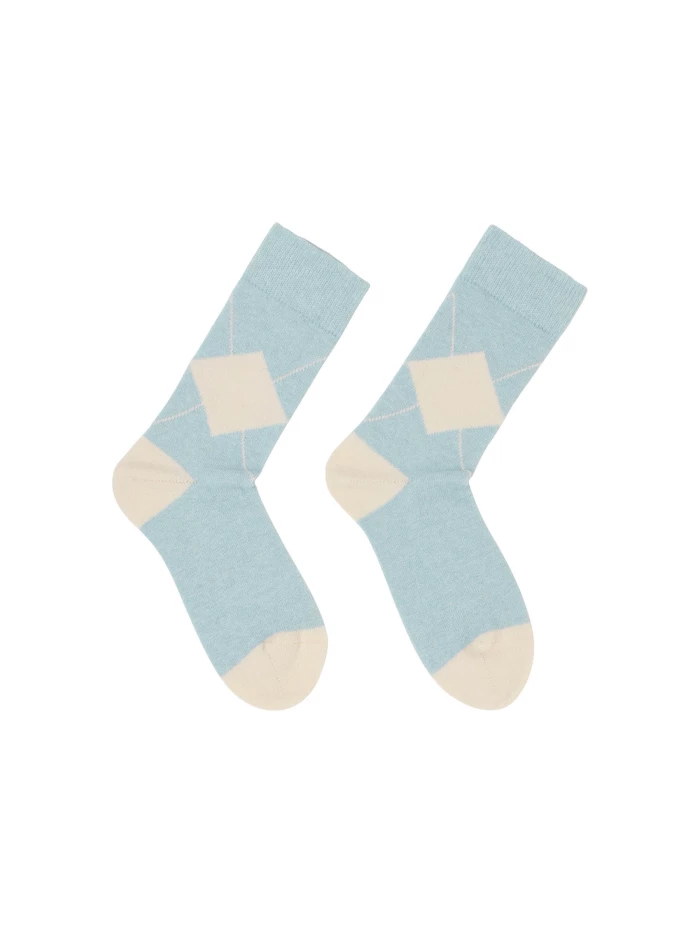 Lanius Socken mit Rauten (GOTS) Tiefpreis