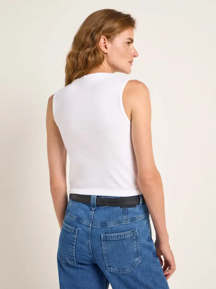 Lanius Cropped Top (GOTS) im Angebot