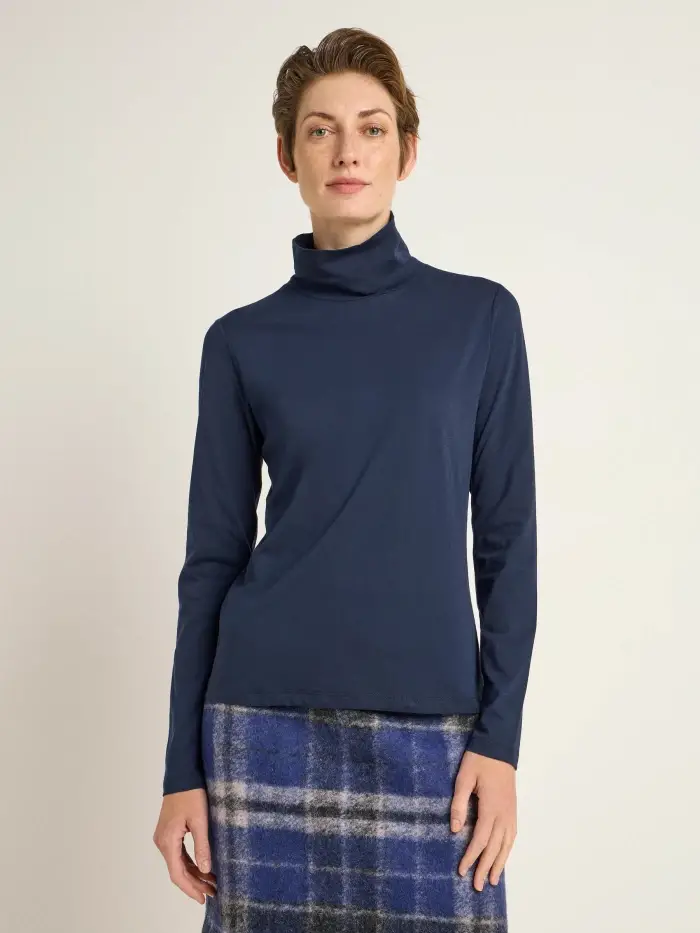 Lanius Rollkragenshirt (GOTS)