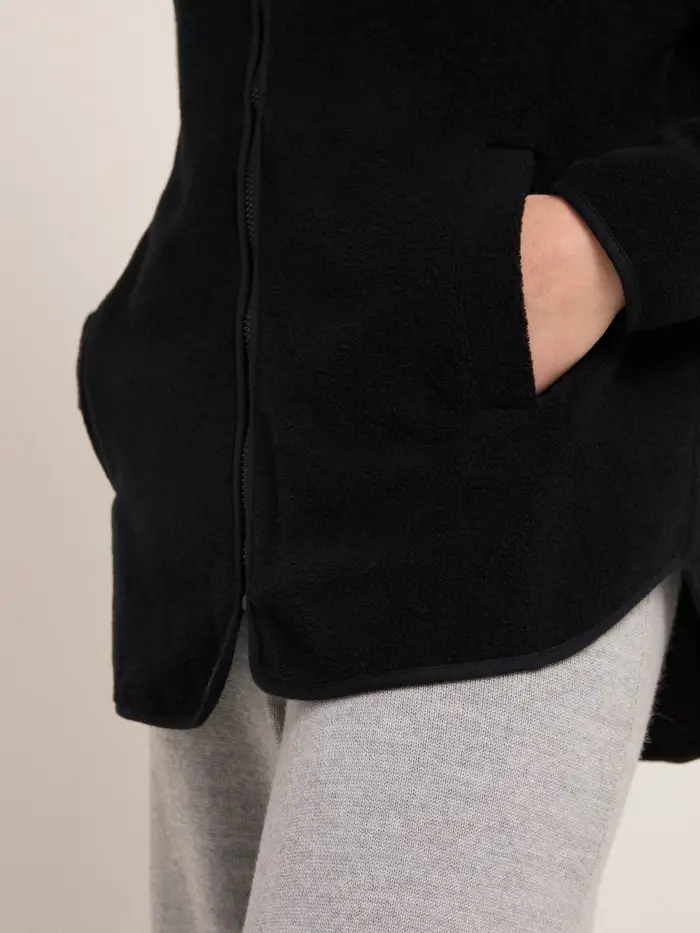 Lanius Fleecejacke (GOTS) Riesige Ersparnisse