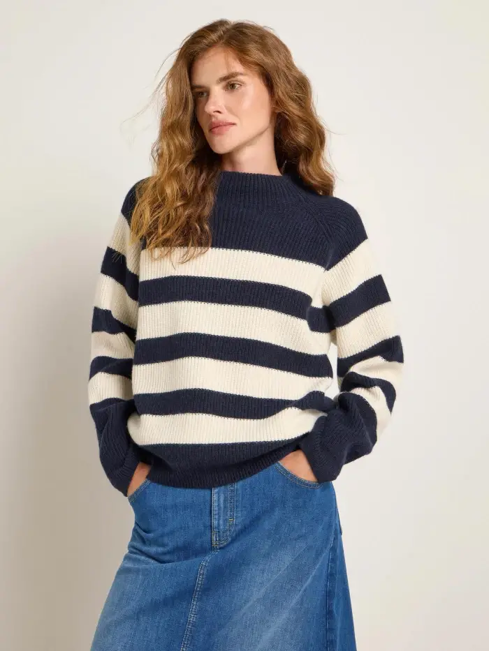 Lanius Streifenpullover (GOTS)