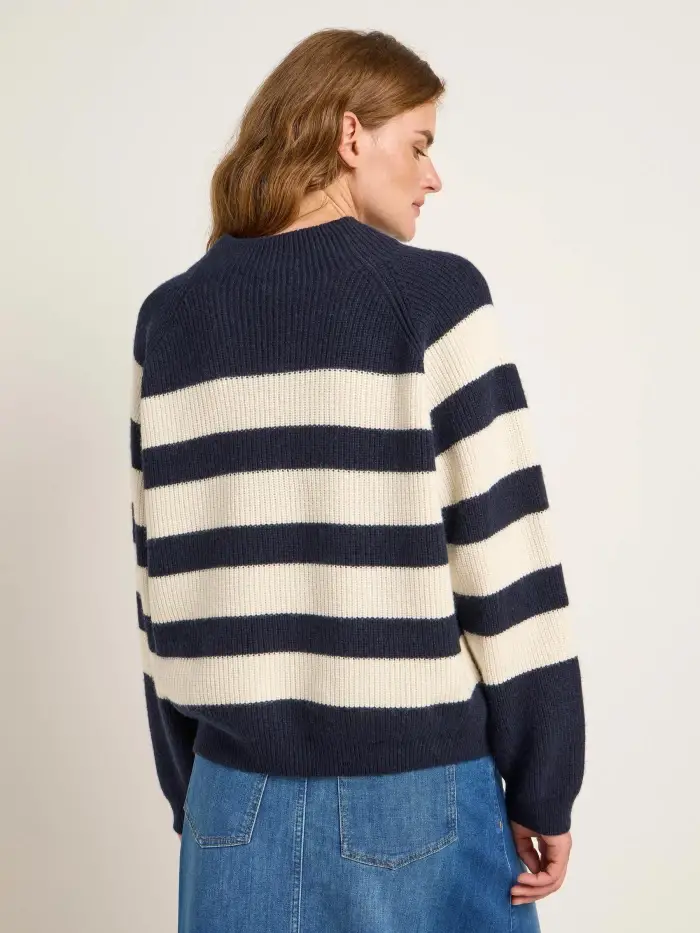 Lanius Streifenpullover (GOTS) Große Rabatte