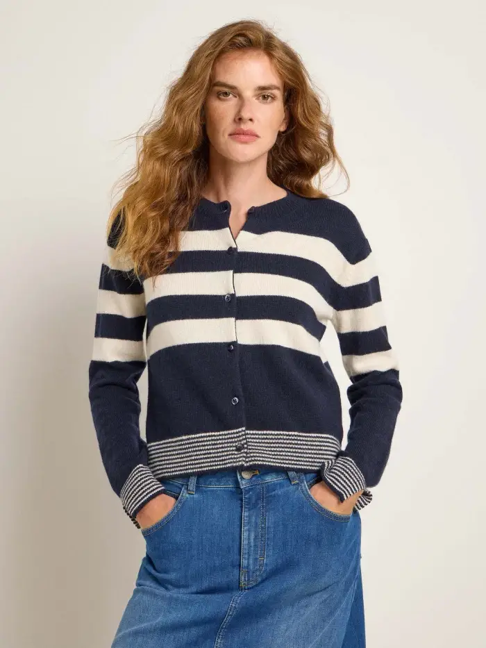 Lanius Boxy Strickjacke (GOTS)
