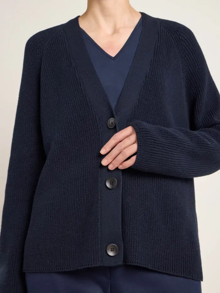 Lanius Strickjacke (GOTS) Räumungsverkauf