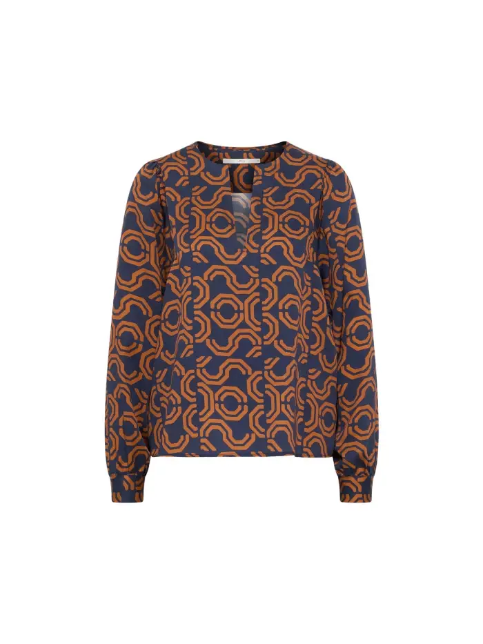 Lanius Bluse mit Kräuseln Tägliche Deals