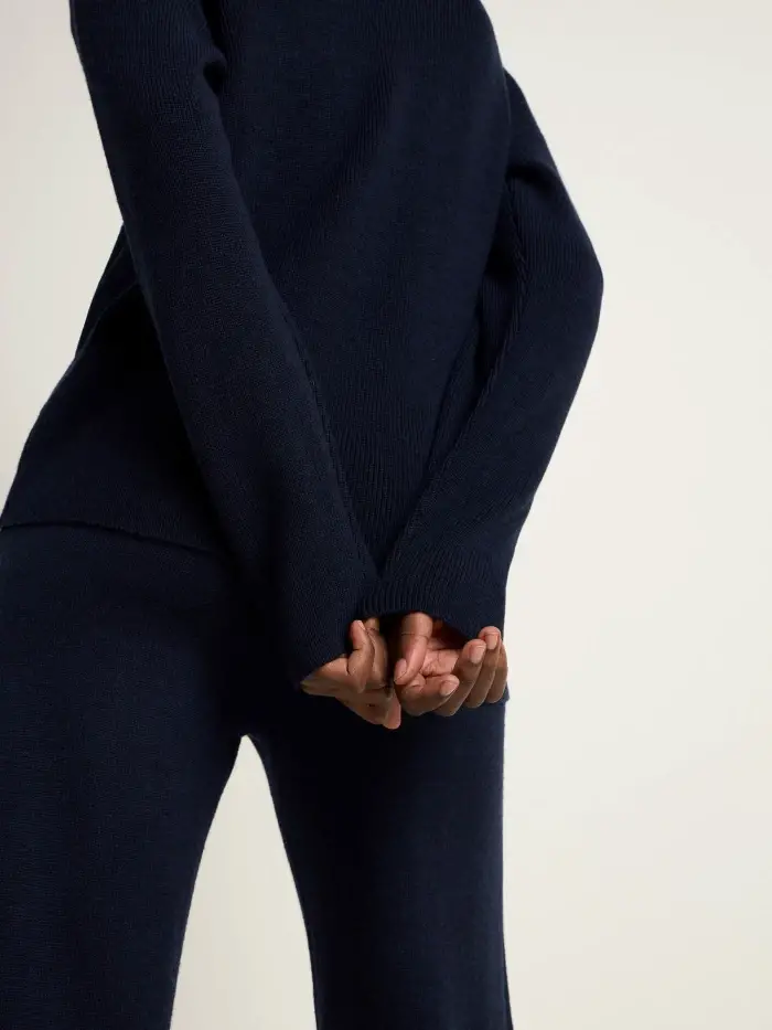 Lanius Pullover mit V-Ausschnitt (GOTS) Tiefpreis
