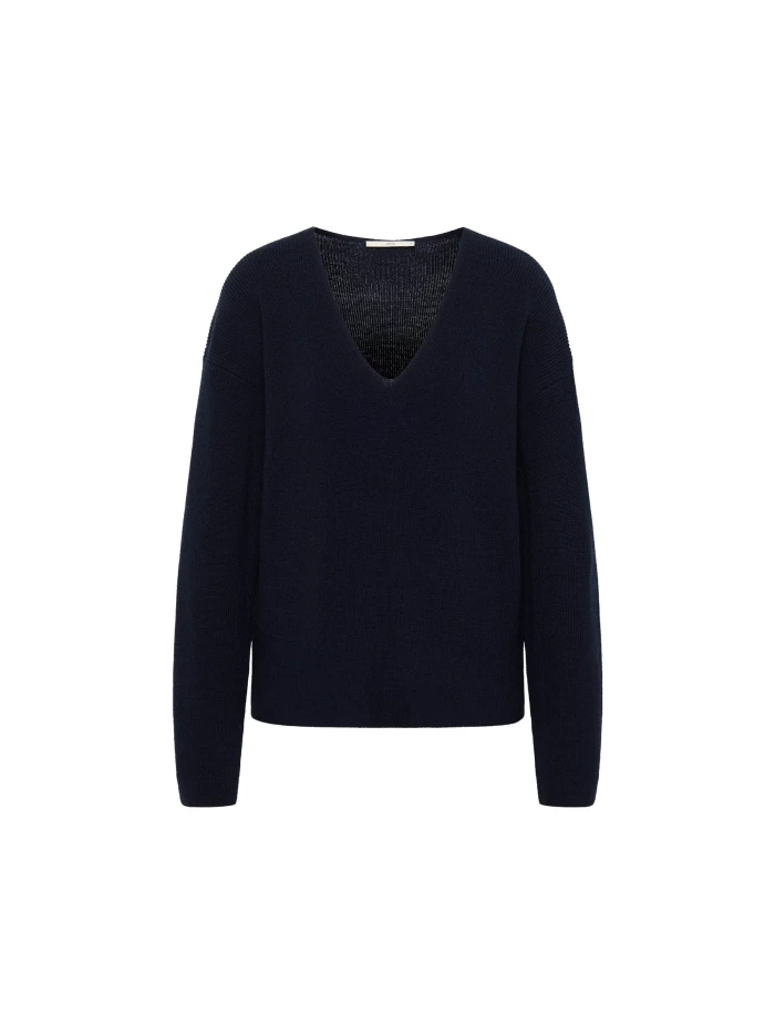 Lanius Pullover mit V-Ausschnitt (GOTS) Tiefpreis