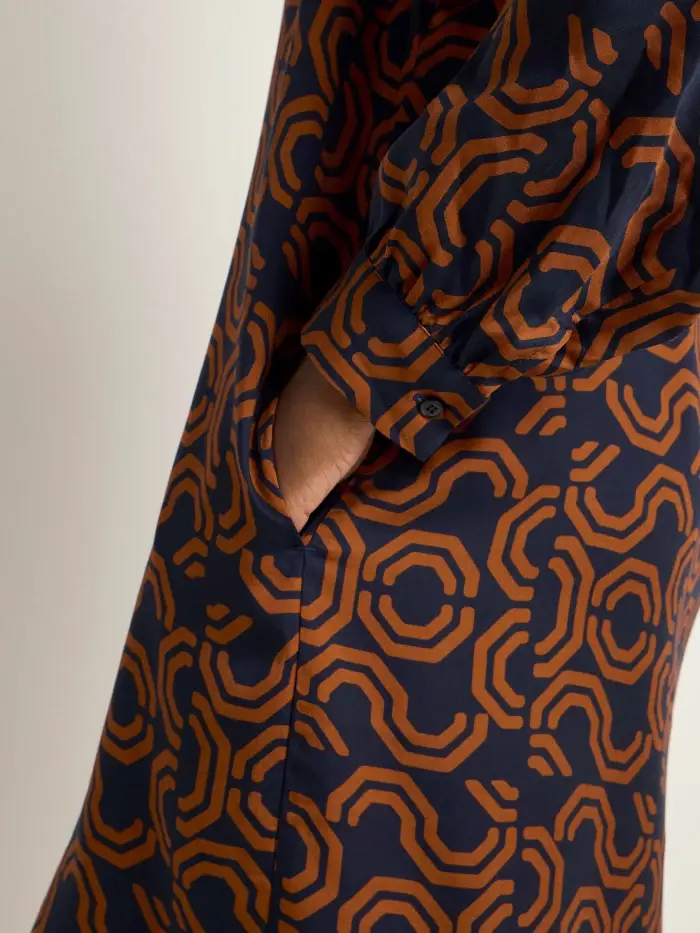 Lanius Kleid mit Kräuseln Super Sparpreis
