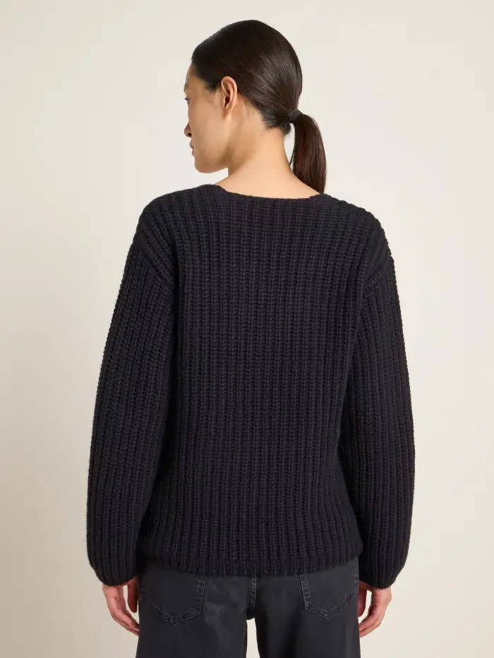 Lanius Pullover mit V-Ausschnitt (GOTS) Kostenlose Rückgabe