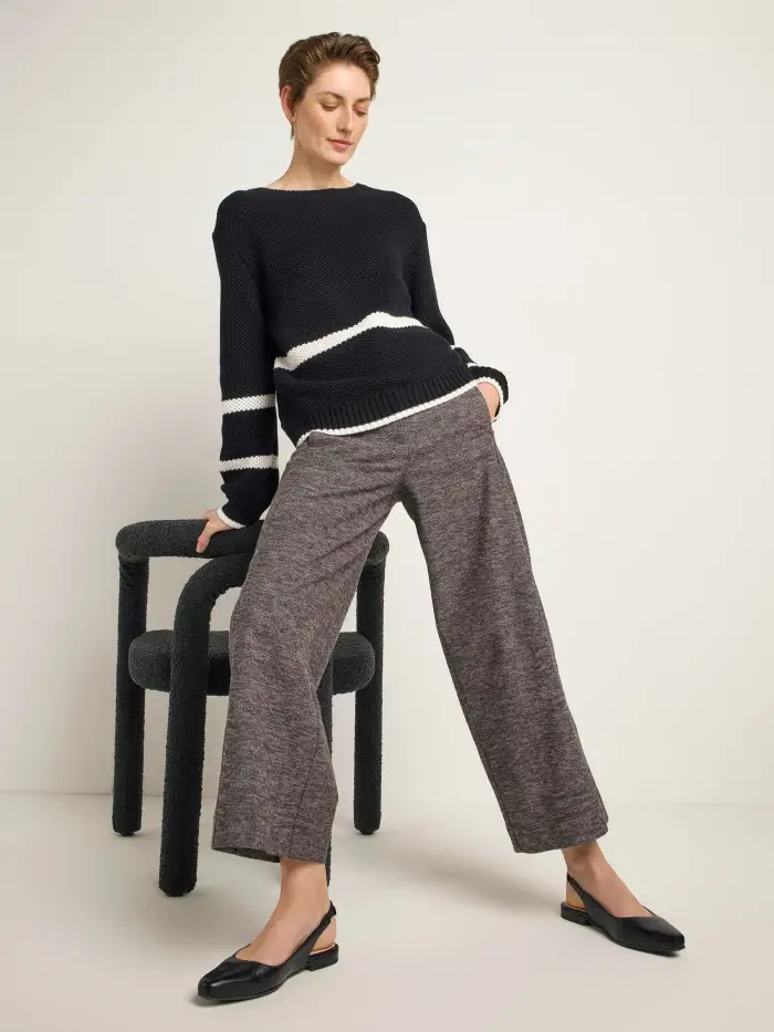 Lanius Blockstreifen Pullover (GOTS) Zeitbegrenzte Promotion