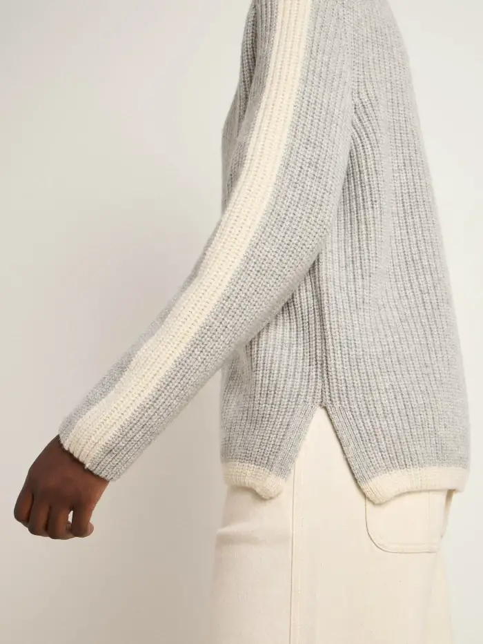 Lanius Pullover in Rippoptik (GOTS) Online Outlet