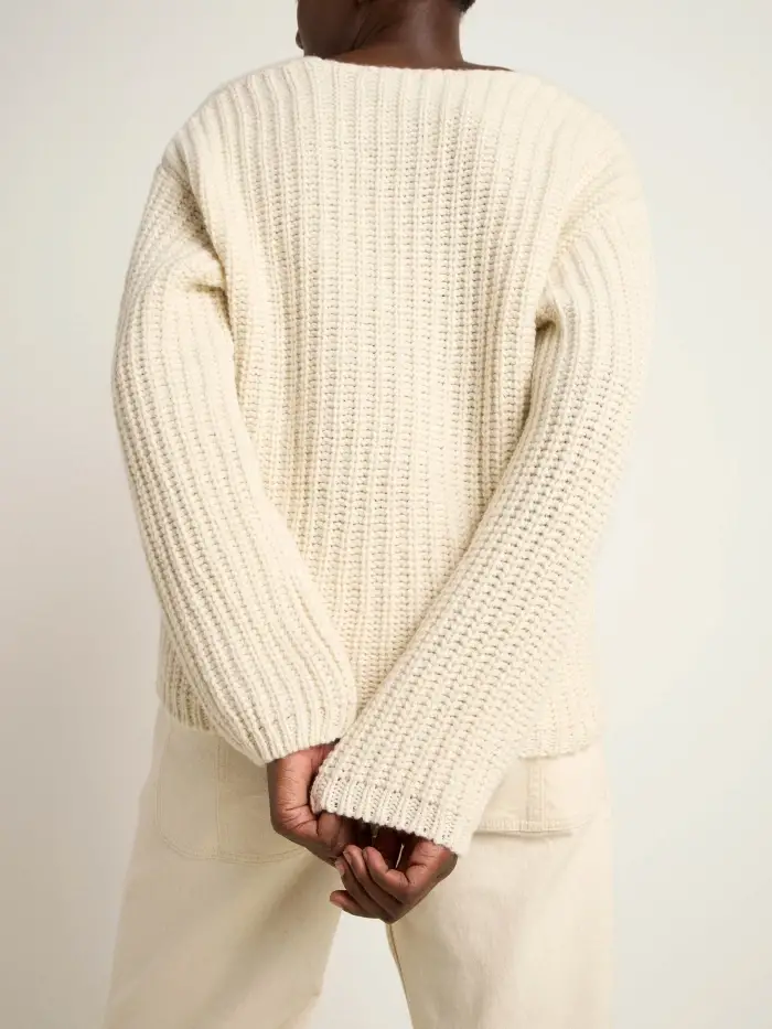 Lanius Pullover mit V-Ausschnitt (GOTS) Exklusive Angebote