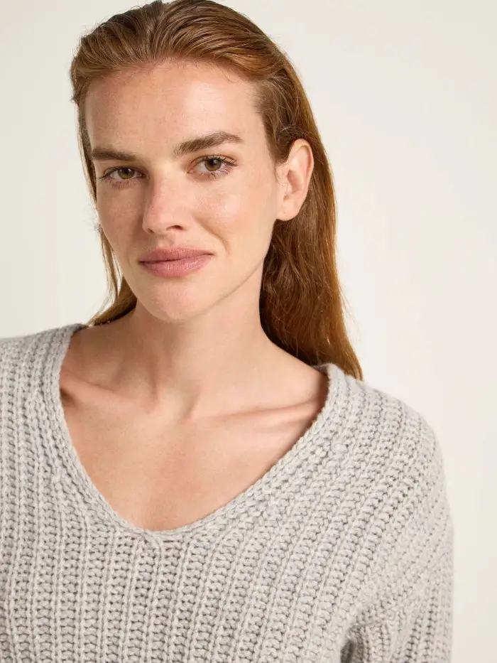 Lanius Pullover mit V-Ausschnitt (GOTS) Bestseller