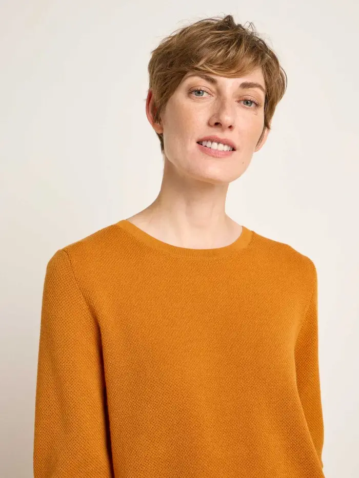 Lanius Struktur-Halbarmpullover (GOTS) Wochenangebot