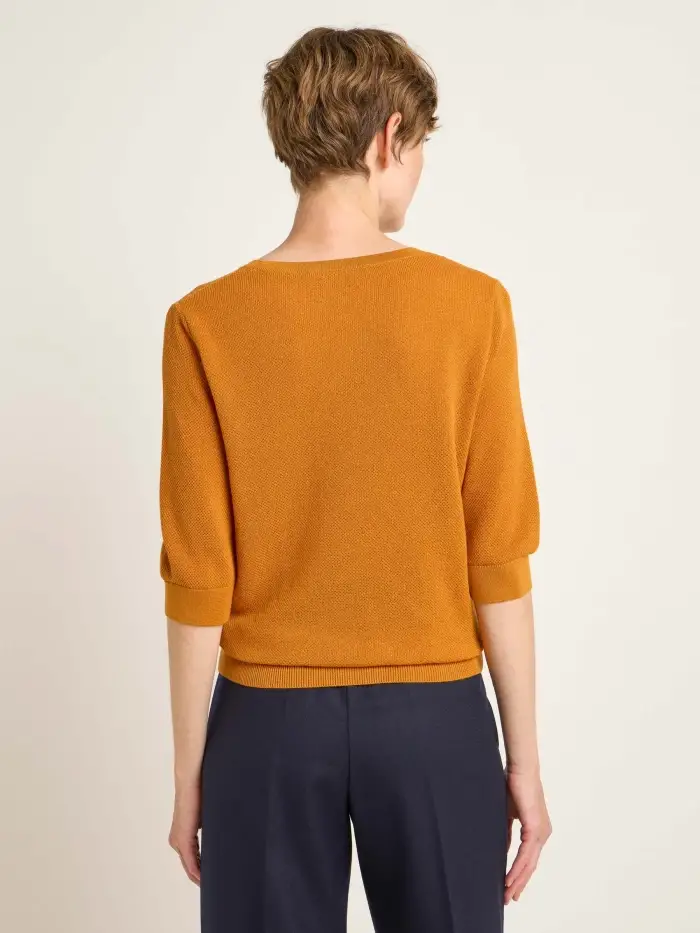 Lanius Struktur-Halbarmpullover (GOTS) Wochenangebot