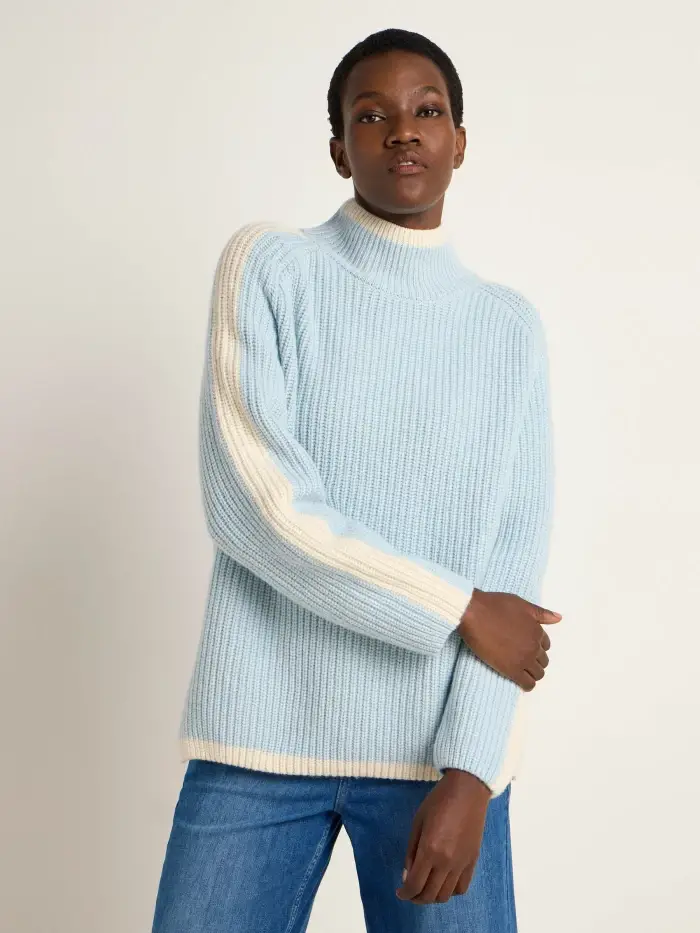 Lanius Pullover in Rippoptik (GOTS)