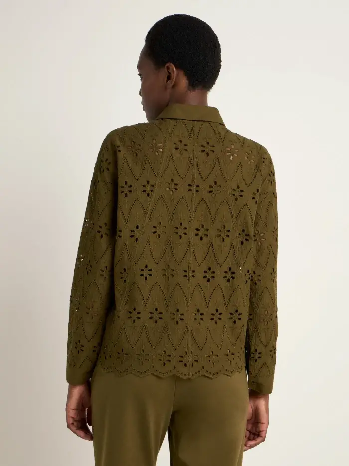 Lanius Spitzen-Hemdbluse Schlussverkauf