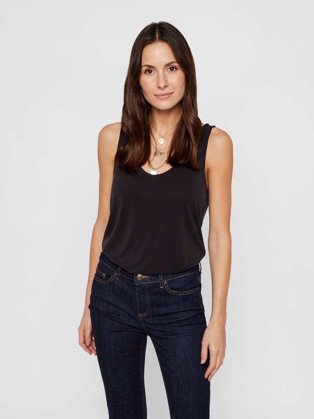 PIECES Top 'Kamala' in Black Letzter Tag