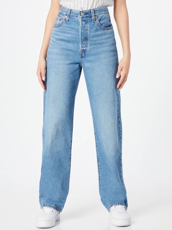 LEVI'S ® Regular Jeans 'Ribcage Straight Ankle Jeans' in Blue Denim