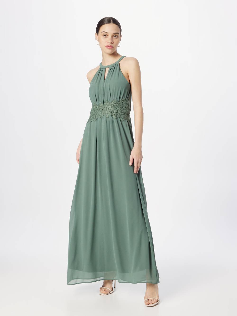 VILA Evening Dress in Jade Online