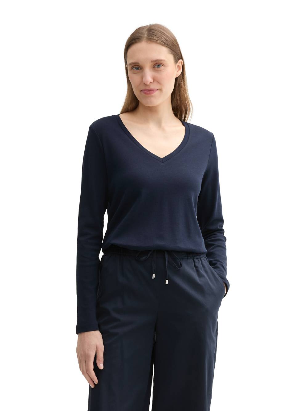 TOM TAILOR Shirt in Marine Blue Jubiläumsangebot