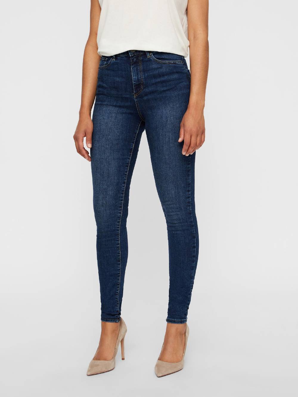 VERO MODA Skinny Jeans 'VMSophia' in Dark Blue Kauf eins, bekomm eins gratis