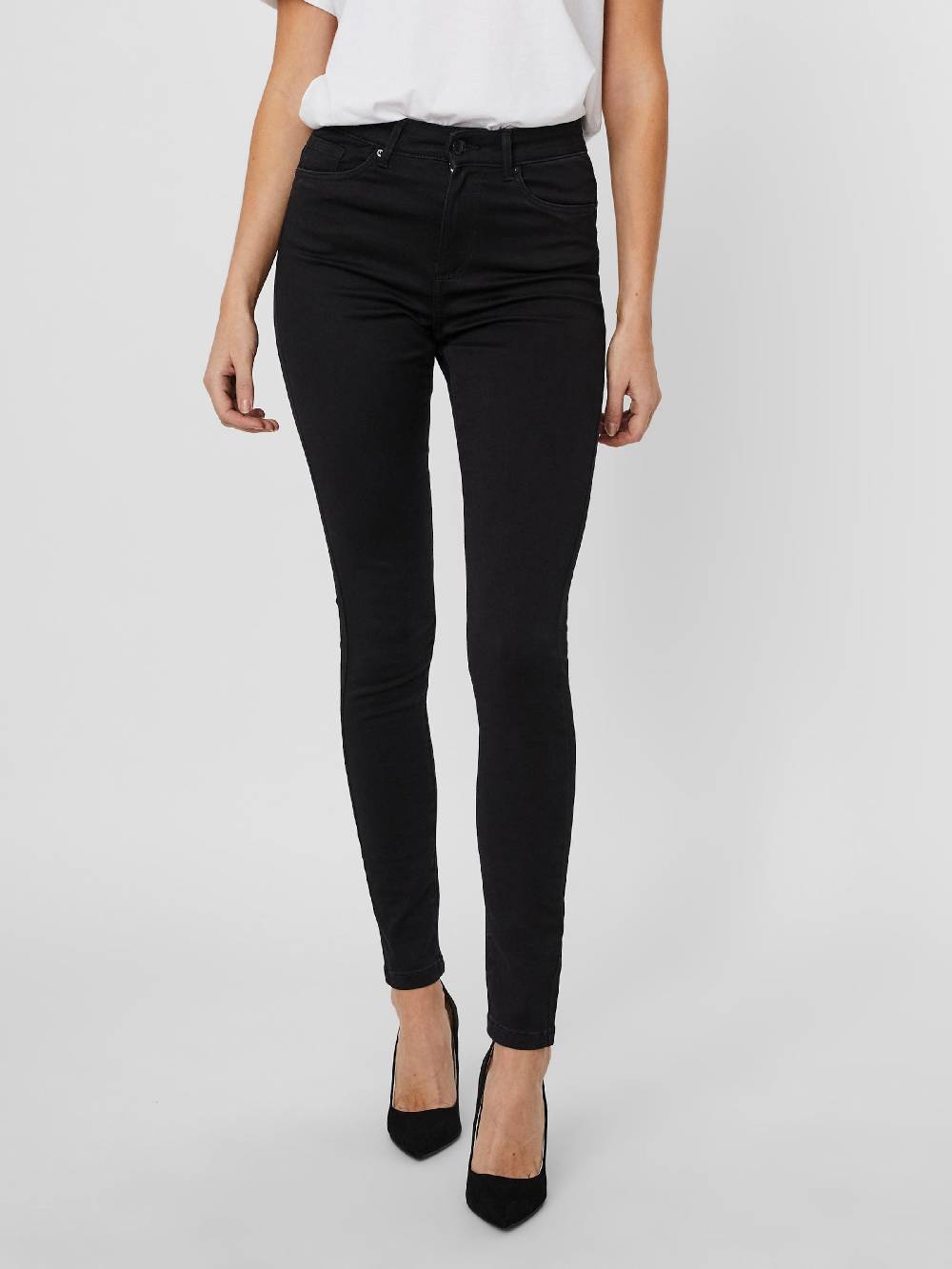 VERO MODA Skinny Jeans 'VMSophia' in Black VIP-Rabatte