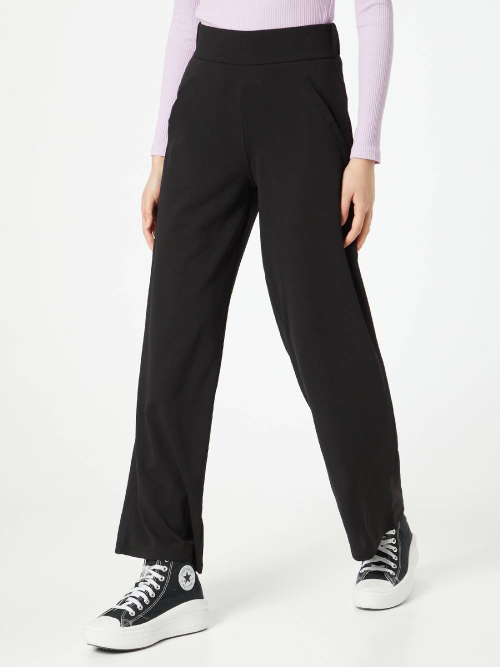 JDY Wide leg Pants in Black Bis zu 65% Rabatt
