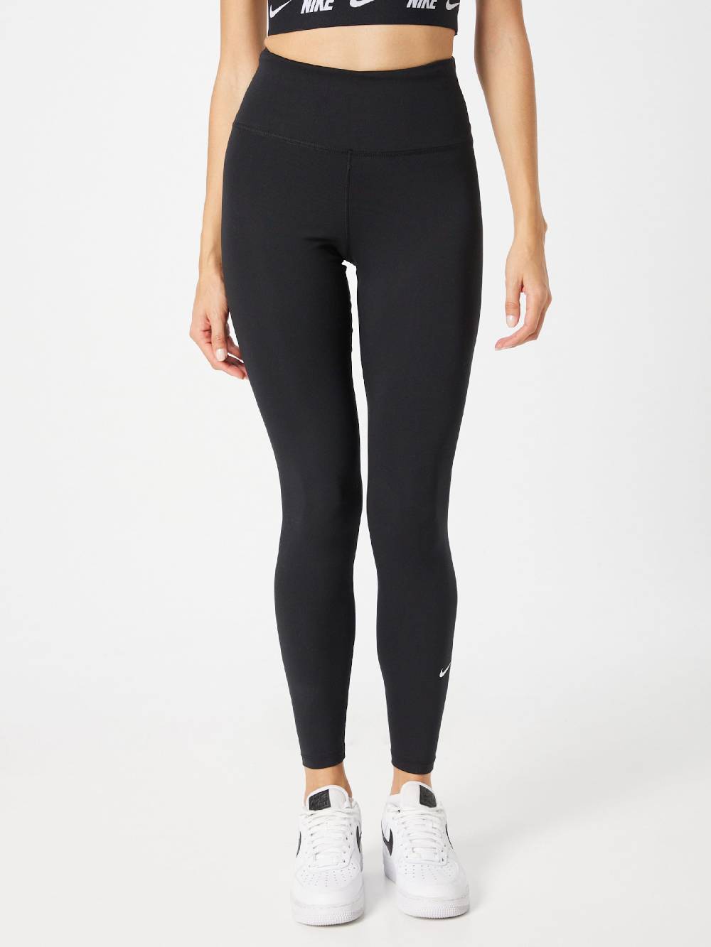 NIKE Skinny Workout Pants 'One' in Black Kostenloser Versand international