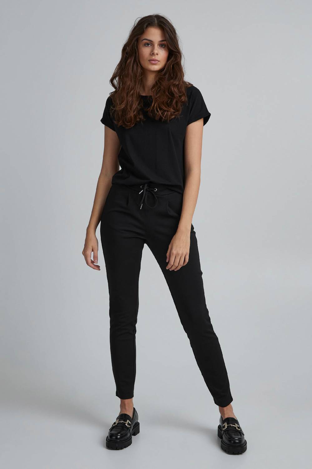 b.young Slim fit Pants 'Rizetta' in Black Günstiger Verkauf