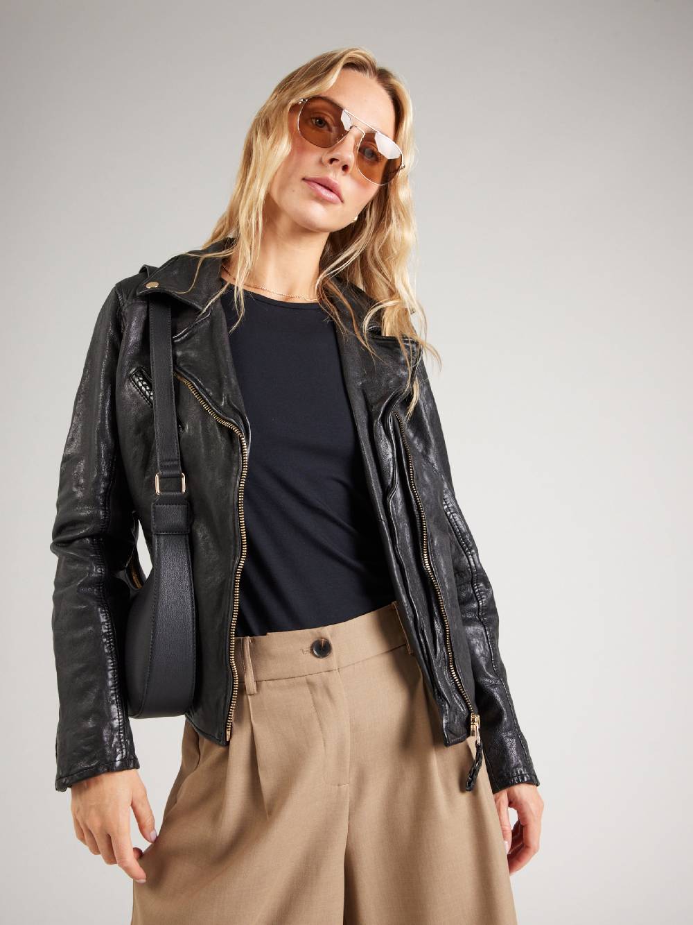 Gipsy by Mauritius Between-Season Jacket 'Caira' in Black Online Shopping