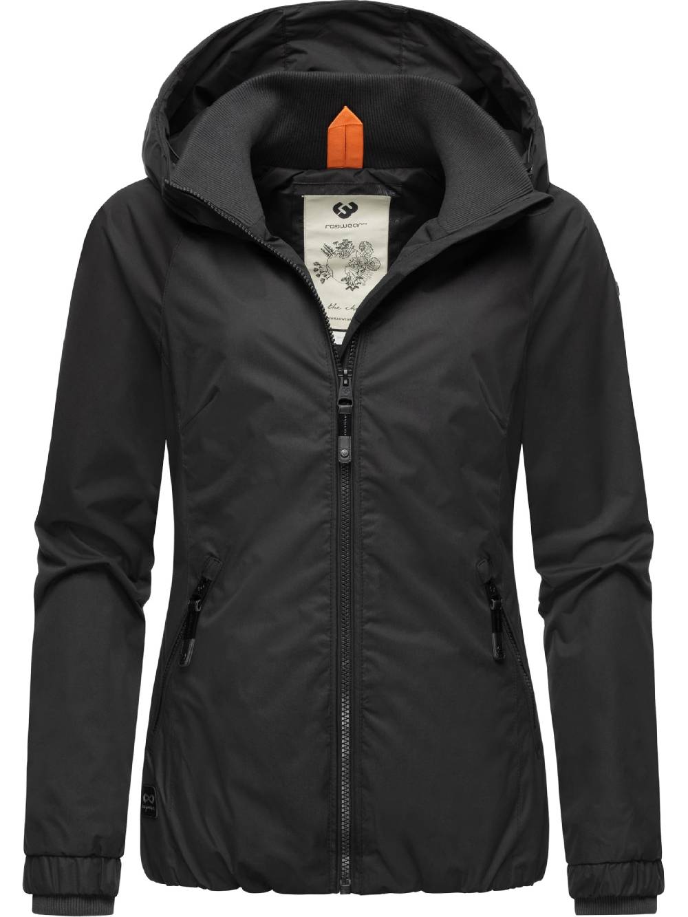 Ragwear Performance Jacket 'Dizzie' in Black Vatertagsangebot