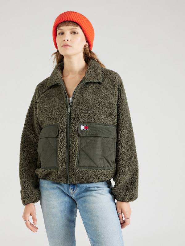 Tommy Jeans Between-Season Jacket in Dark Green