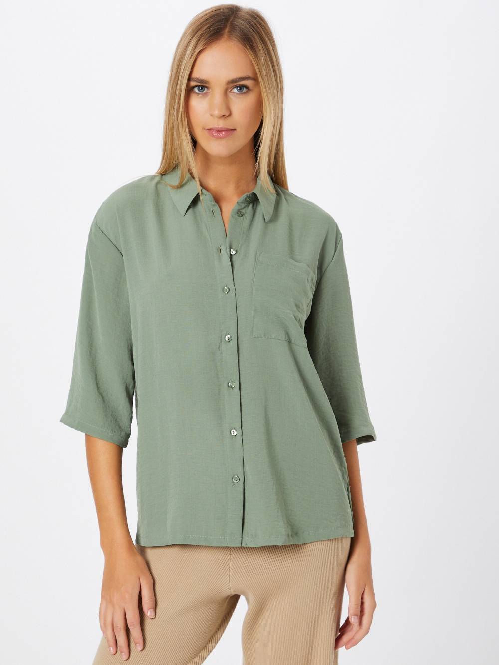 JDY Blouse 'Divya' in Olive Letzte 3 Tage