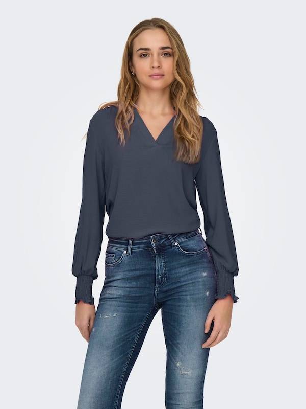 ONLY Blouse 'ONLMETTE' in Dark Blue