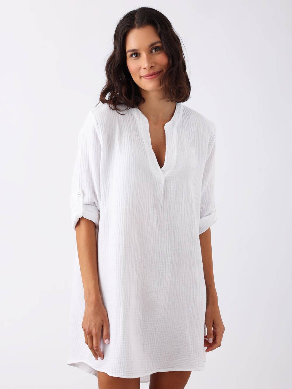 Zwillingsherz Tunic 'Amelie' in White Bis zu 55% Rabatt