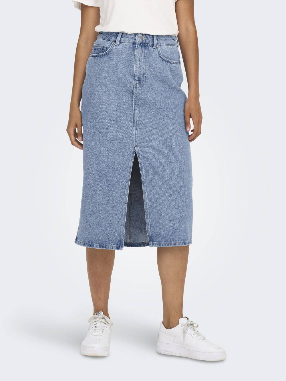 ONLY Skirt 'ONLBianca' in Blue Denim Speichern exportieren