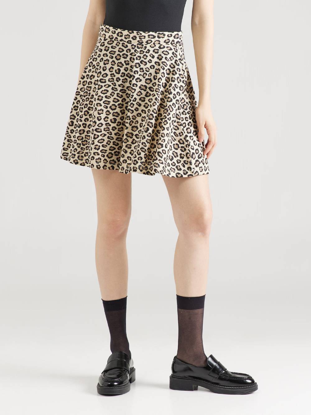 ONLY Skirt 'MAY' in Beige, Black im Angebot