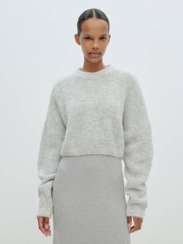 EDITED Sweater 'Yella' in Mottled Grey