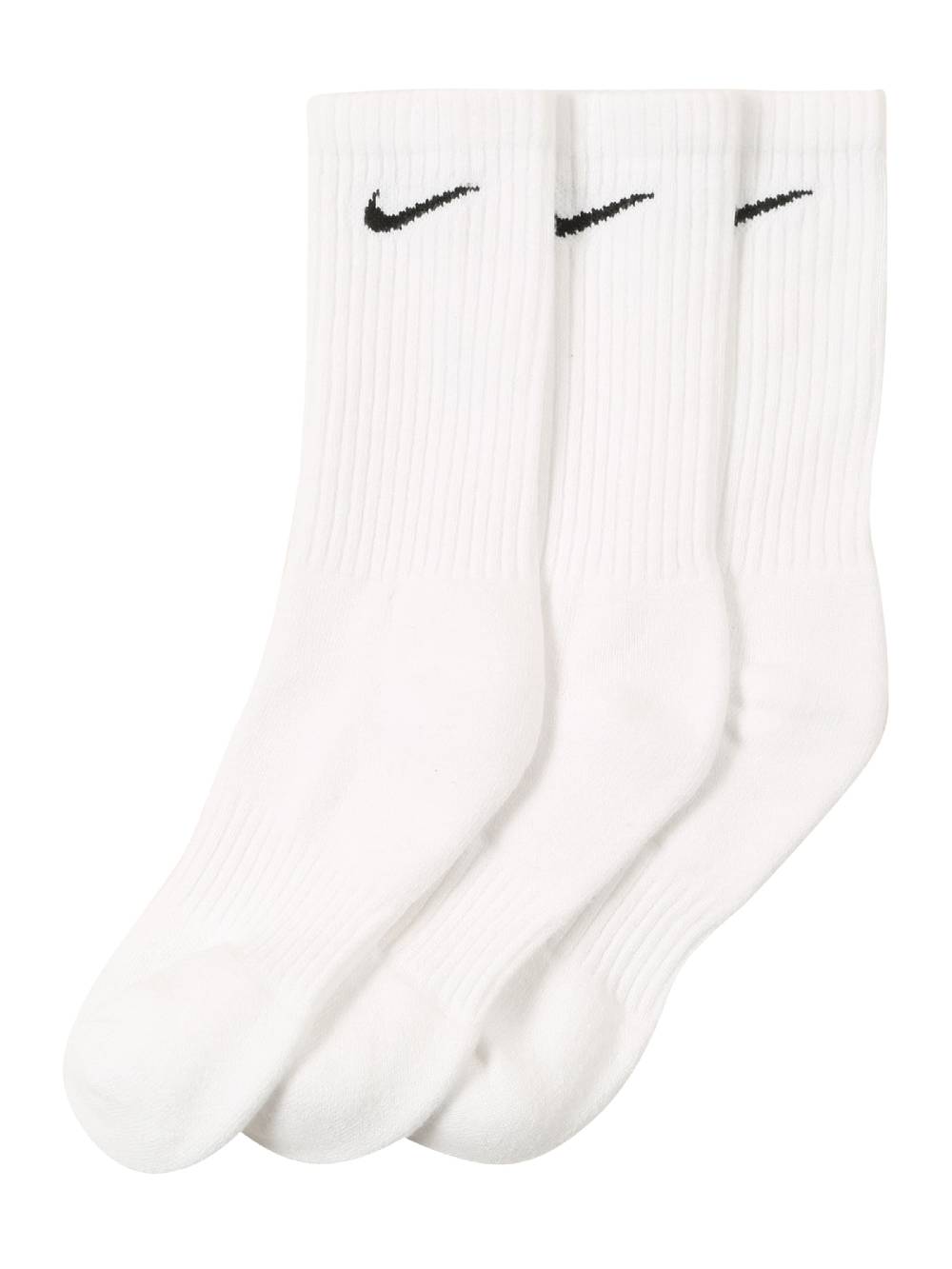 NIKE Athletic Socks in White Tiefpreis