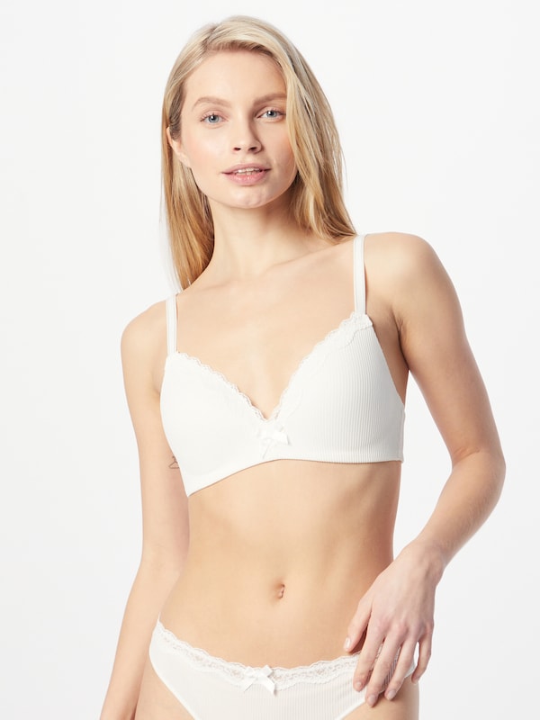 Hunkemöller Triangle Bra 'Lola' in White