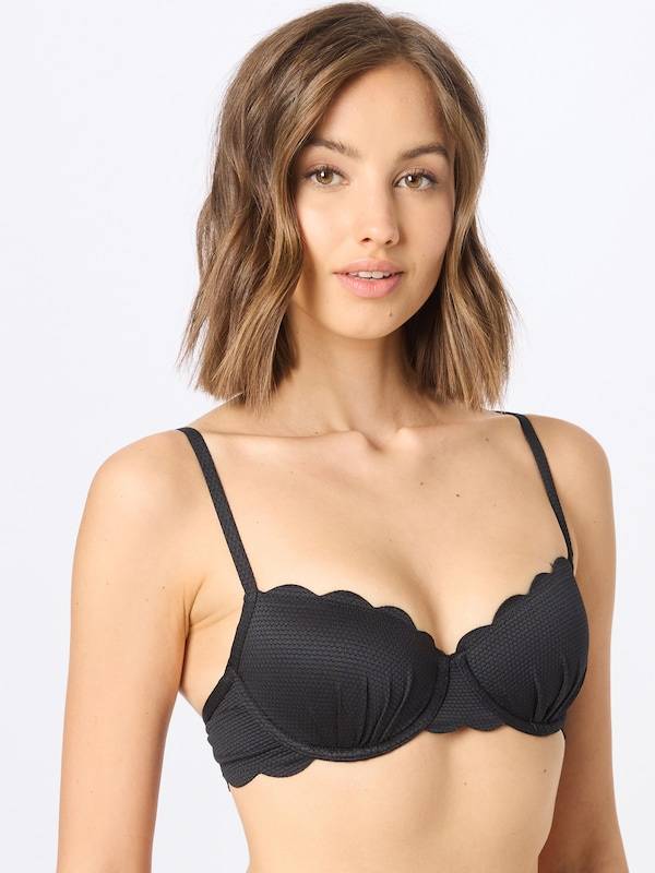 Hunkemöller T-shirt Bikini Top in Black
