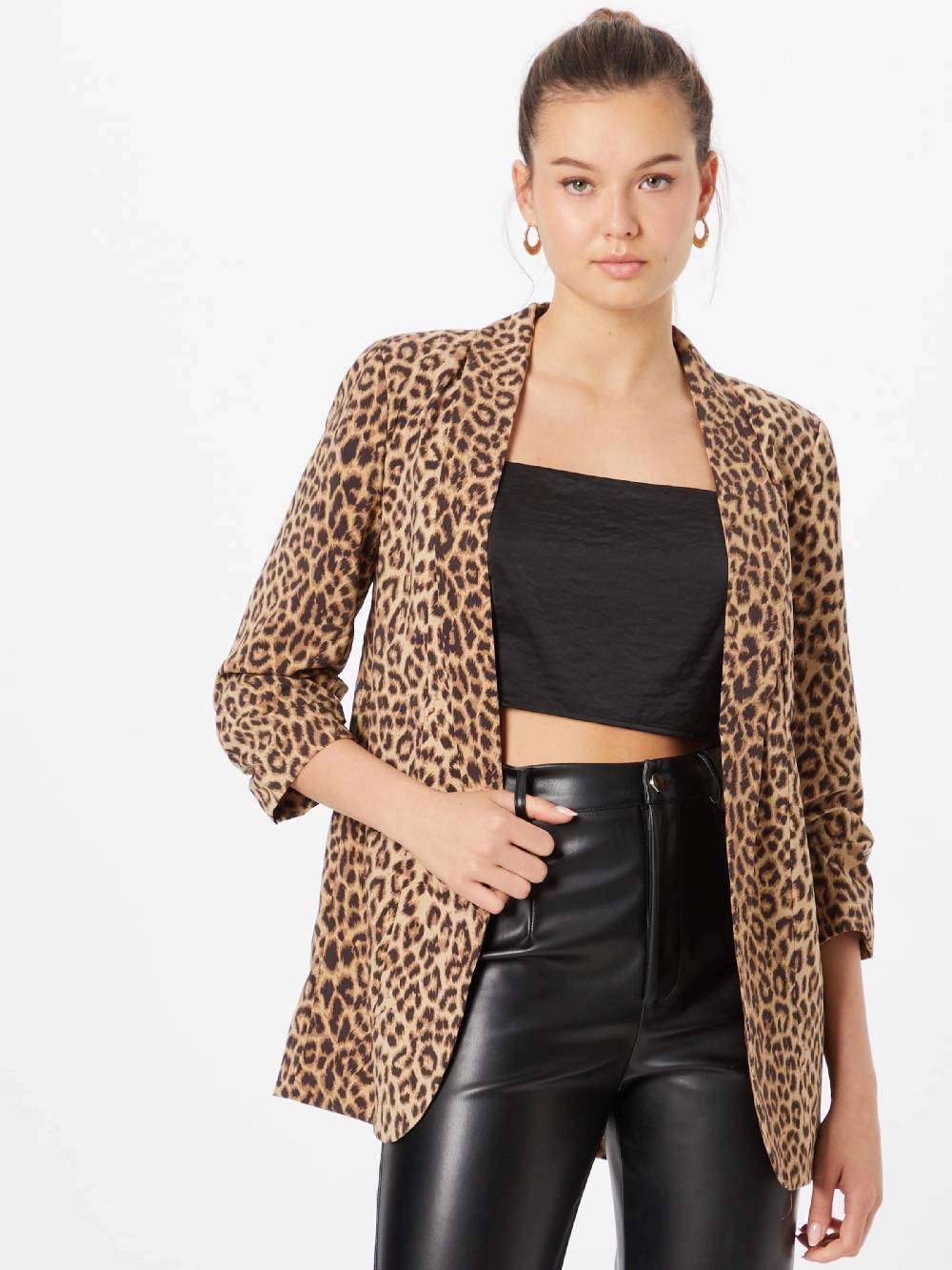 PIECES Blazer 'Bosella' in Beige, Brown Letzte 3 Tage