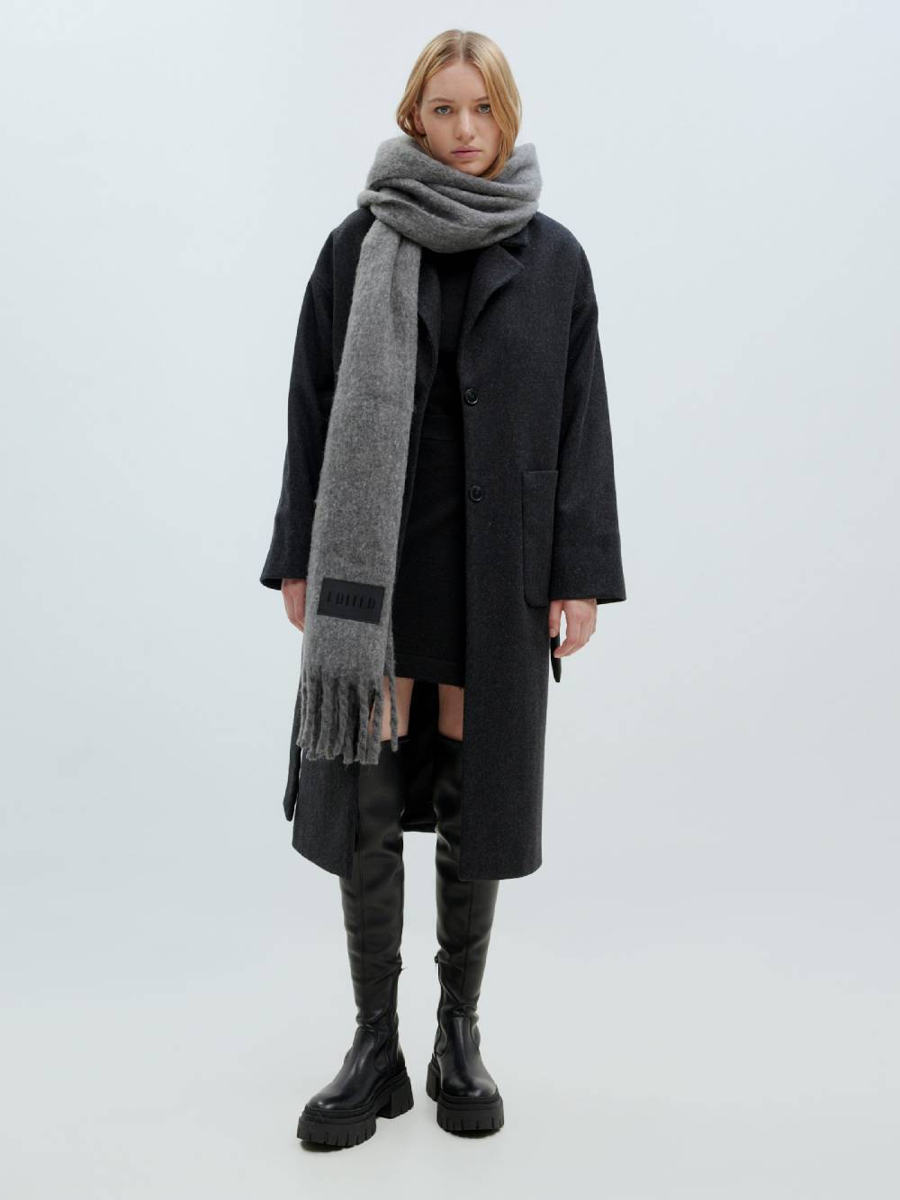 EDITED Between-Seasons Coat 'Santo' in Anthracite zollfrei